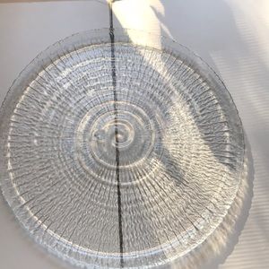 Arcoroc serving platter. Nice swirl pattern.